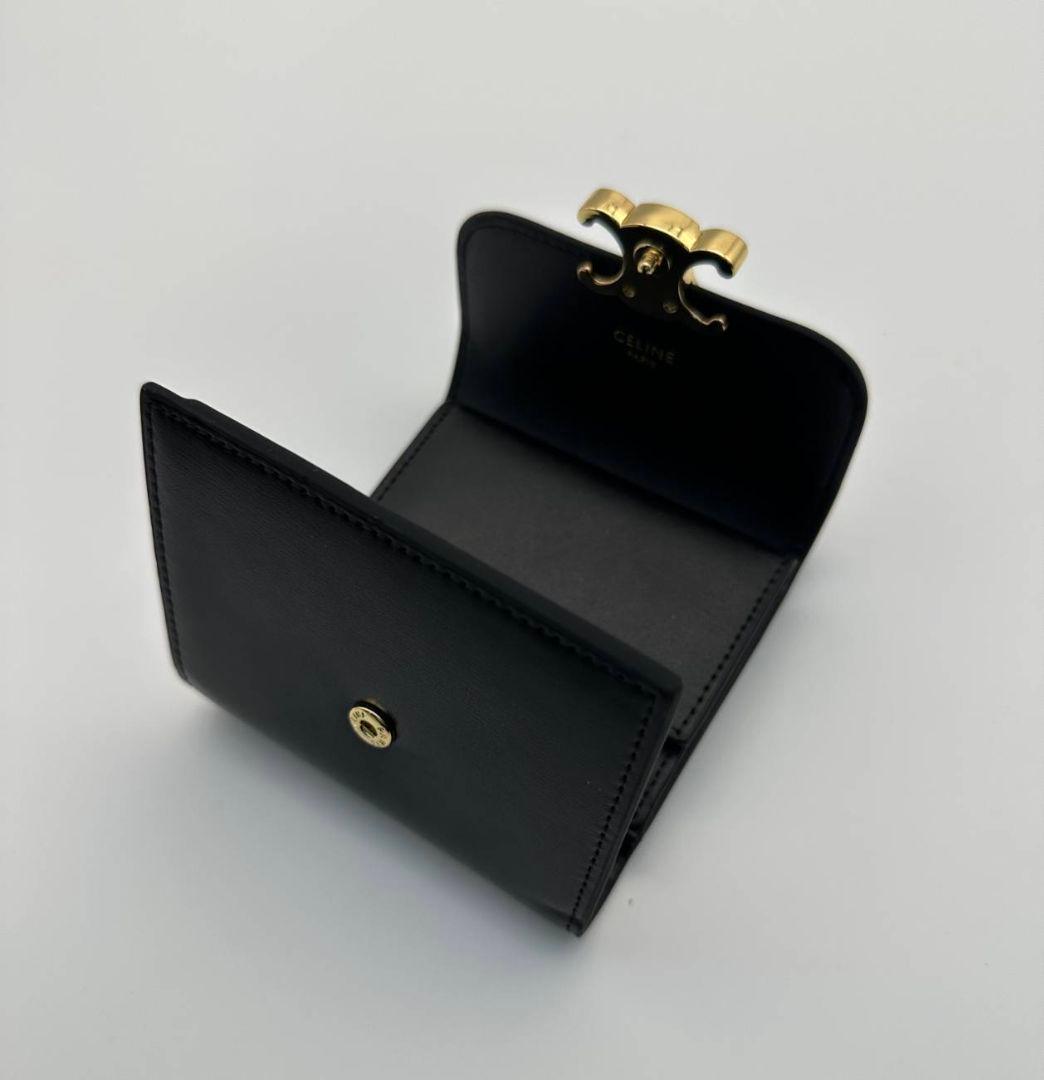 CELINE レディース 財布 レザー ブラック 小物 美品