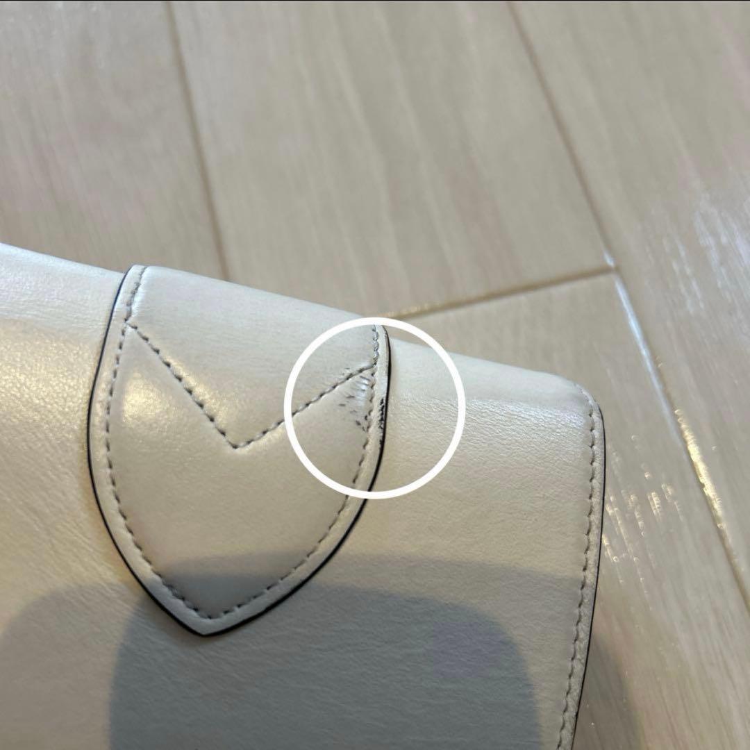 LOUIS VUITTON ホワイト 三つ折り財布