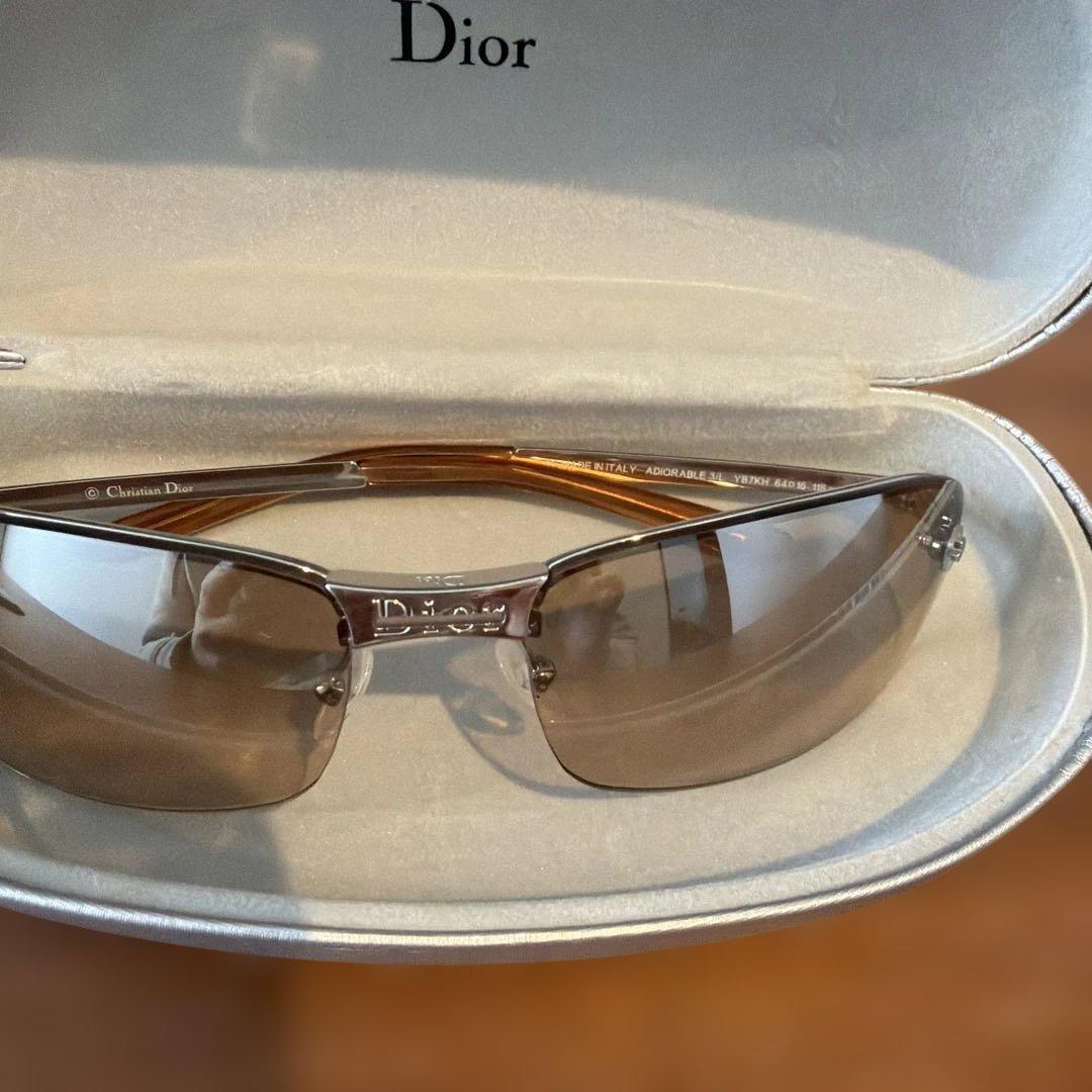 Dior ブラウン サングラス ケース付き