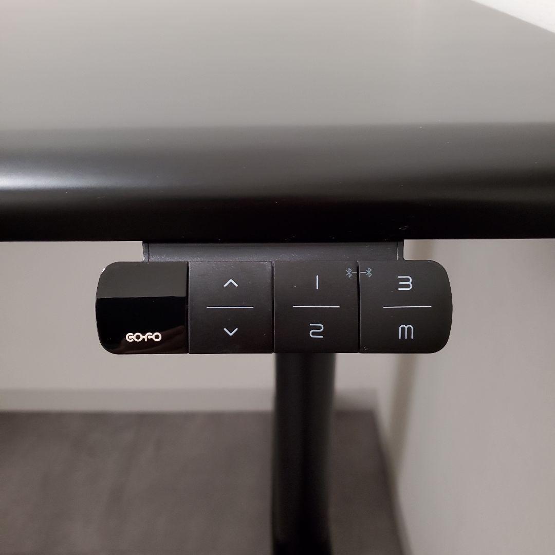 COFO Desk Premium　昇降デスク 足・天板黒 140×70