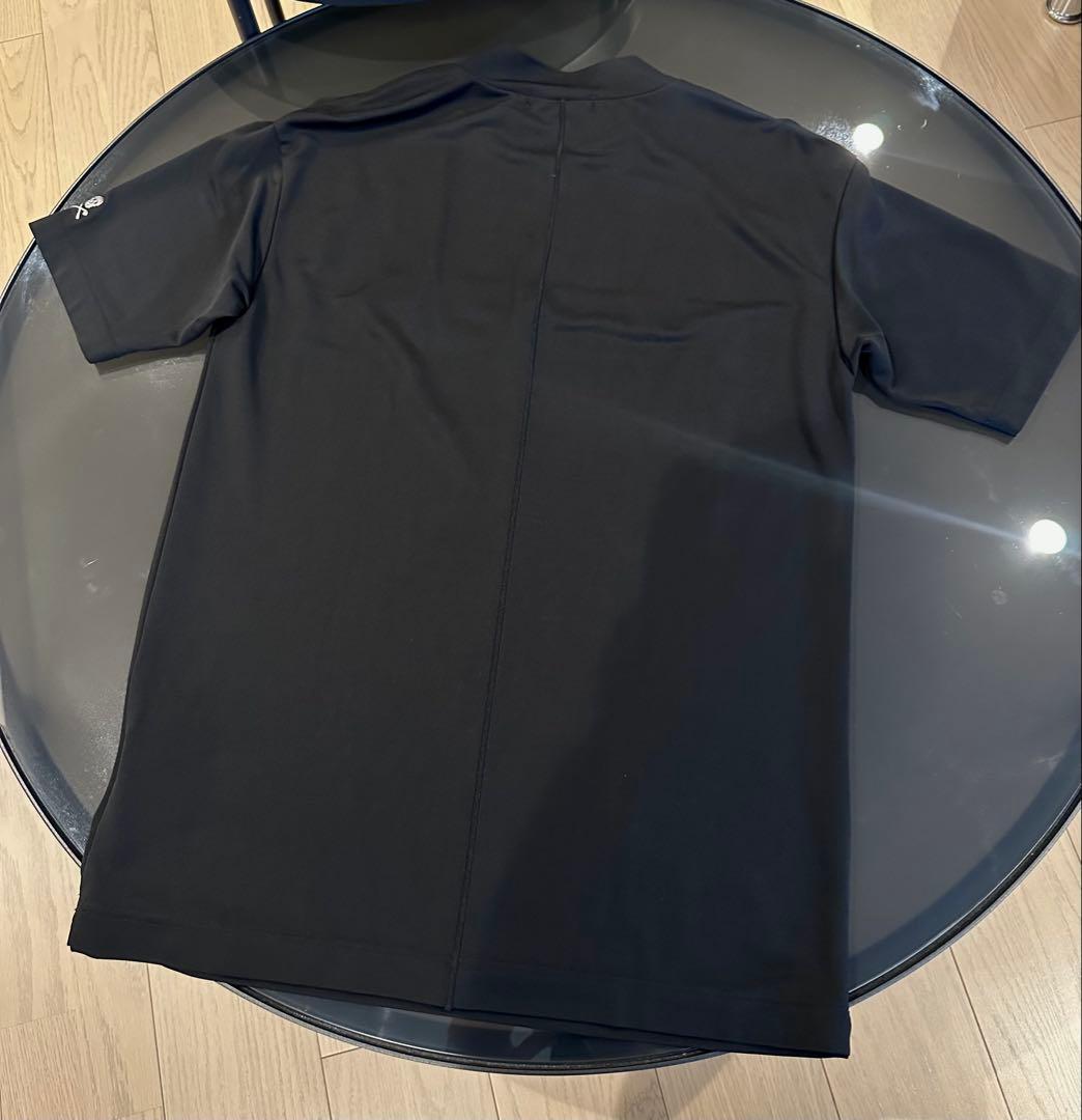 【美品】マークアンドロナ　半袖　モックネックシャツ　46 M ブラック