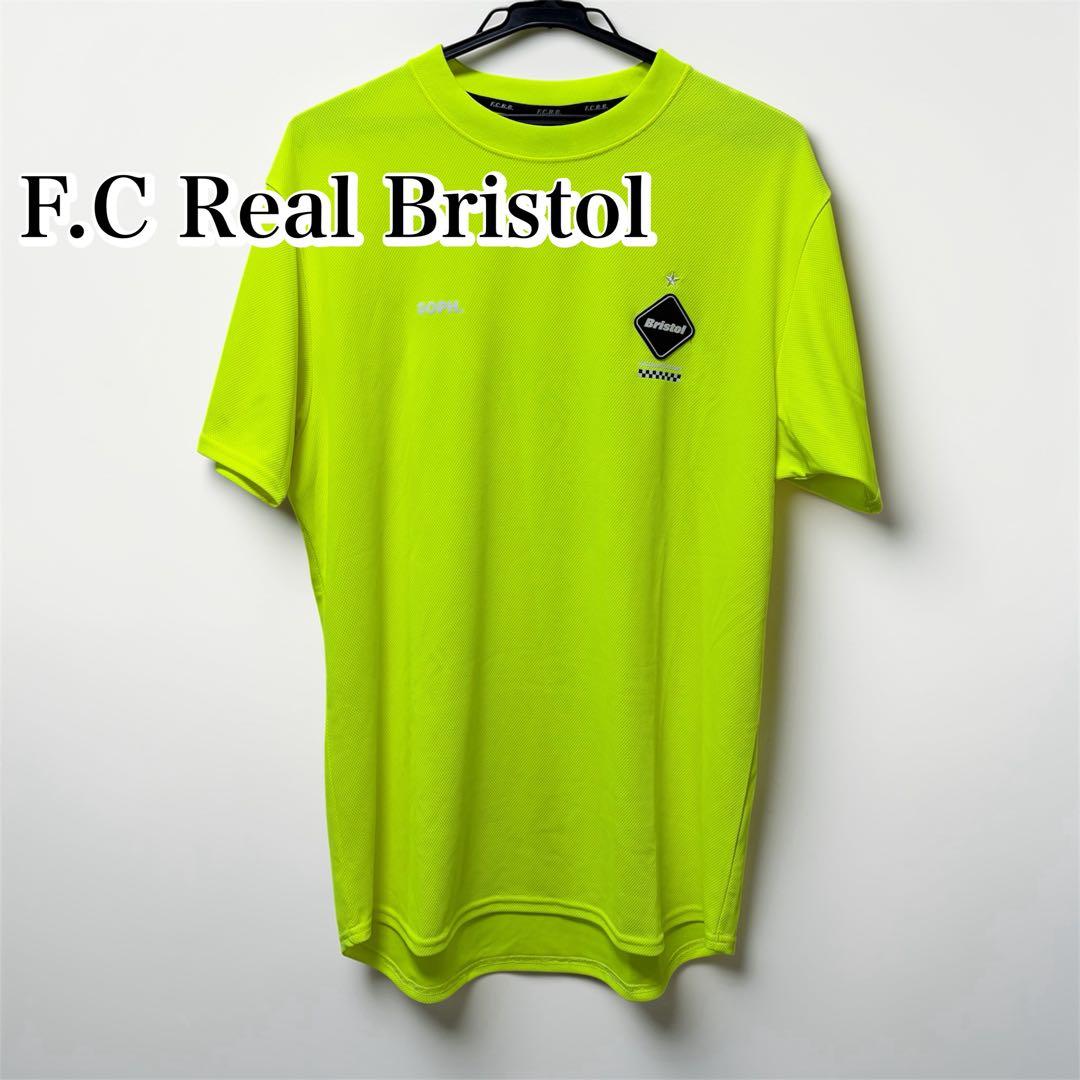 【極美品】F.C.Real Bristol 半袖　Tシャツ L ネオンイエロー