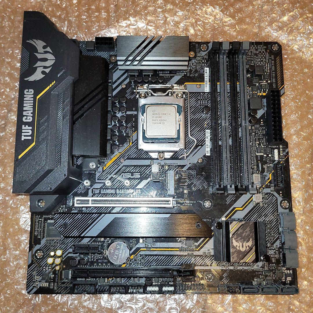 Core i5 10400F + B460M PLUSマザーボード セット