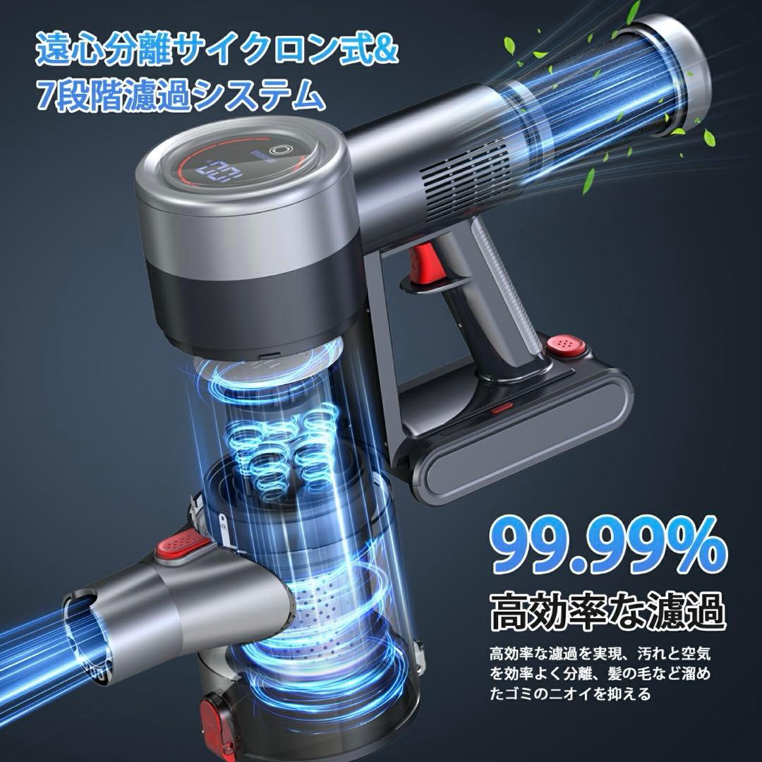 【美品】2026年モデル 自立式掃除機 70kPa