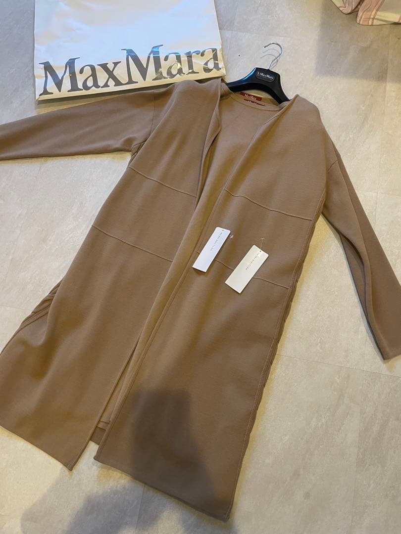 週末 SALE！美品♪MaxMara ベージュ コーディガンMサイズ