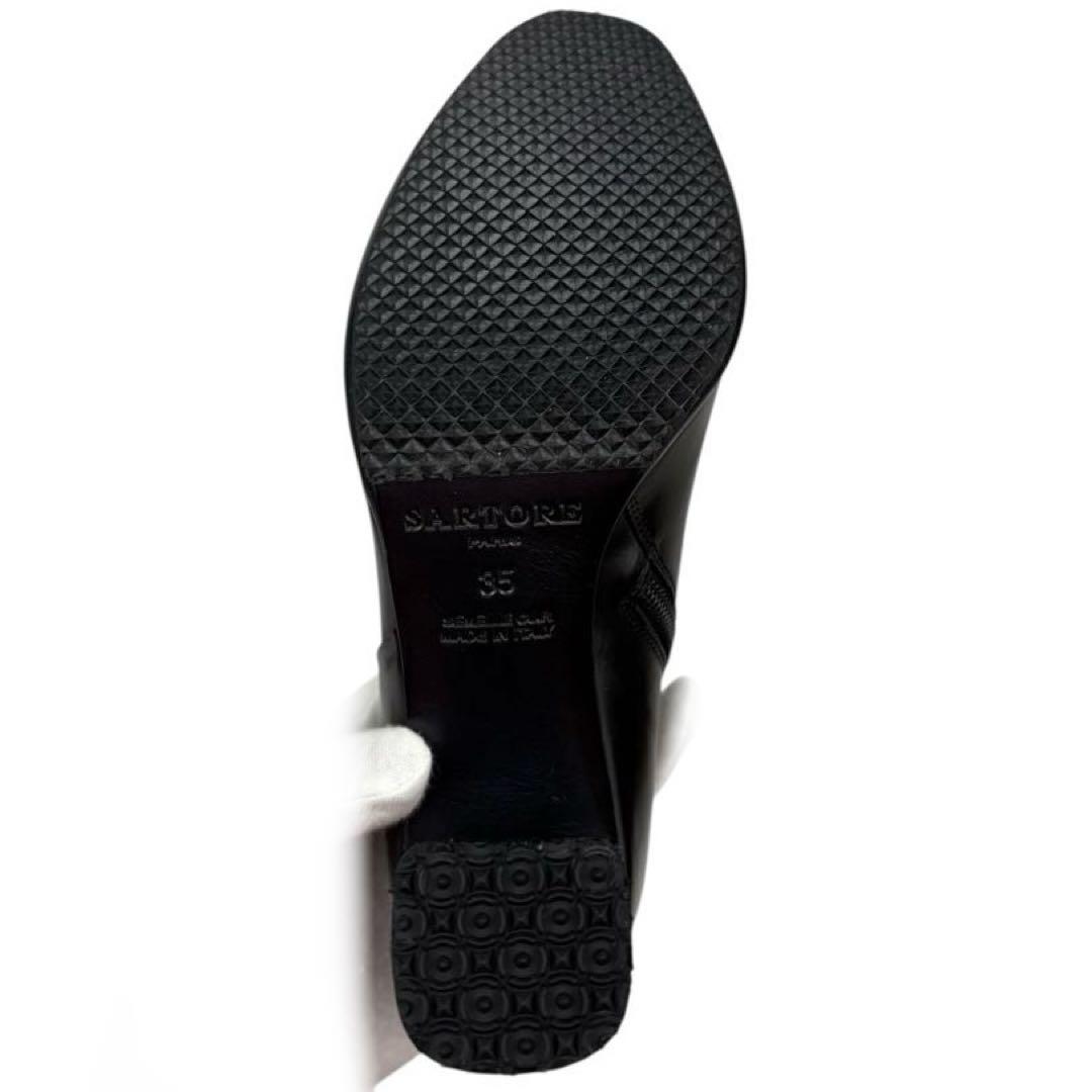 【未使用級】SARTORE サルトル　22cm 35 ブーツ　ブーティ　黒