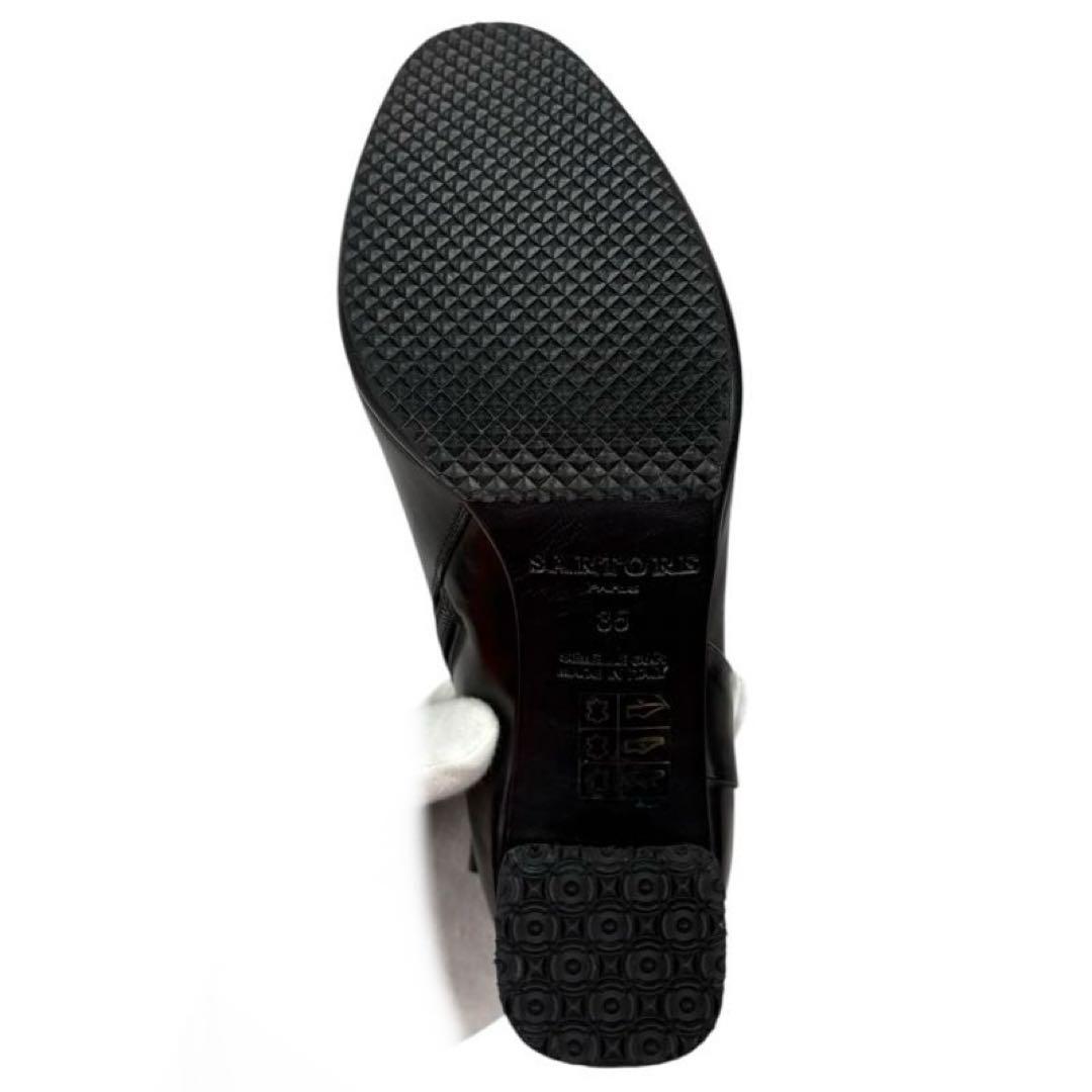【未使用級】SARTORE サルトル　22cm 35 ブーツ　ブーティ　黒