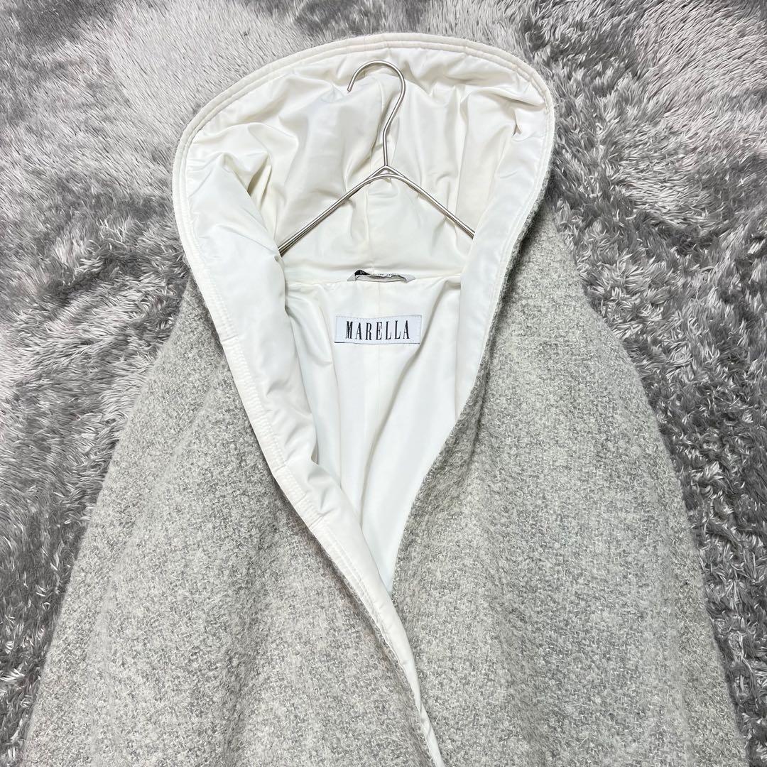 MaxMara マレーラ モヘヤ アルパカ 羽織りコート L相当 正規品