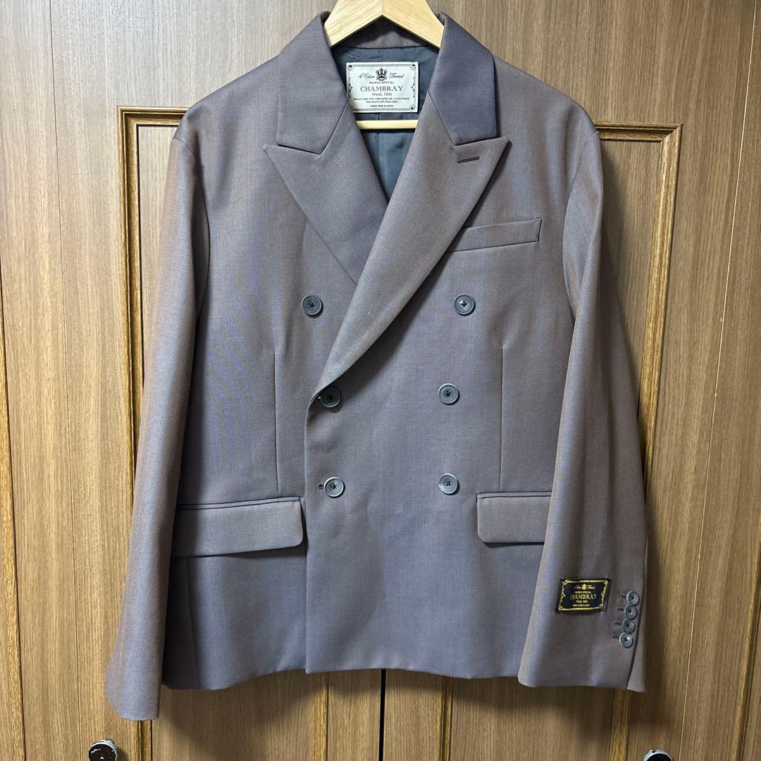 メゾンスペシャル　Chambray Double Breasted Jacket