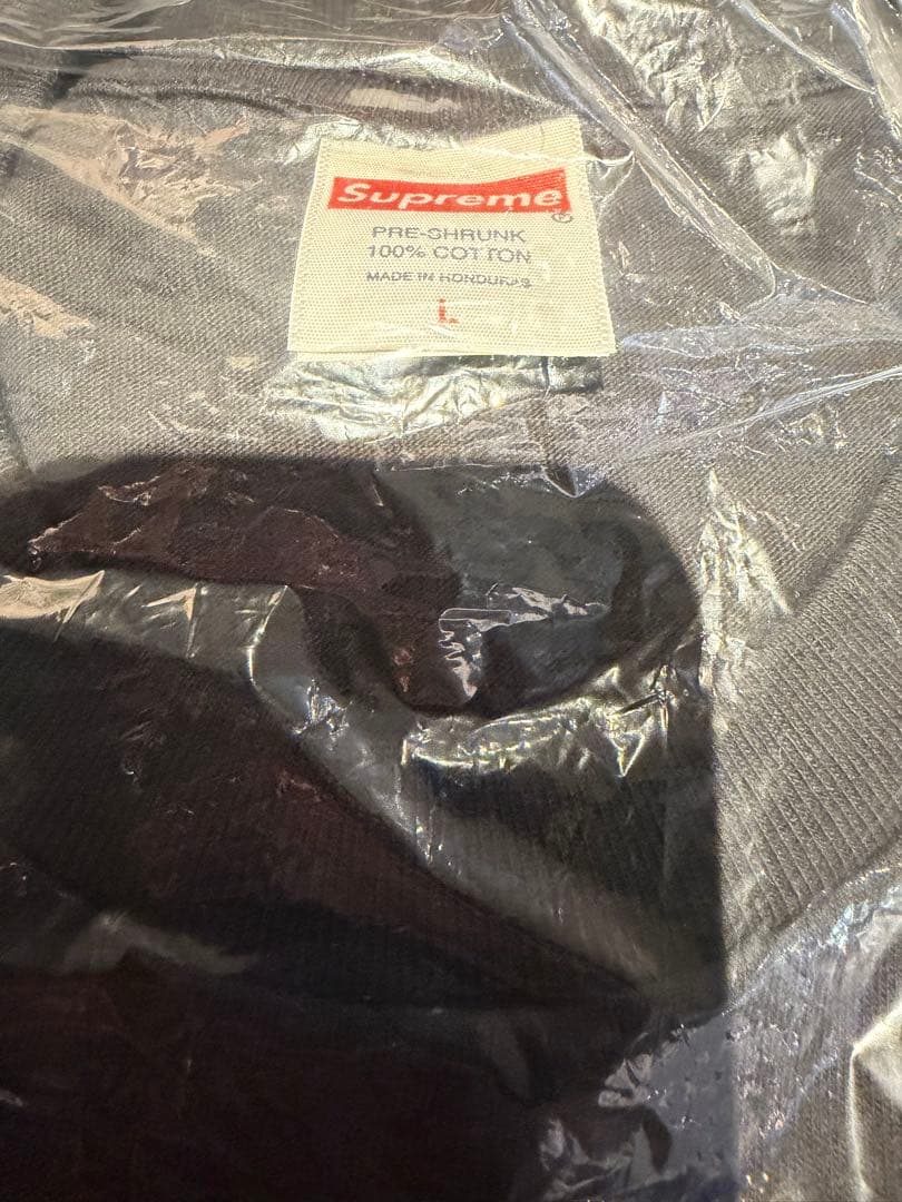 supreme Arabic Box Logo Tee L アラビック　navy