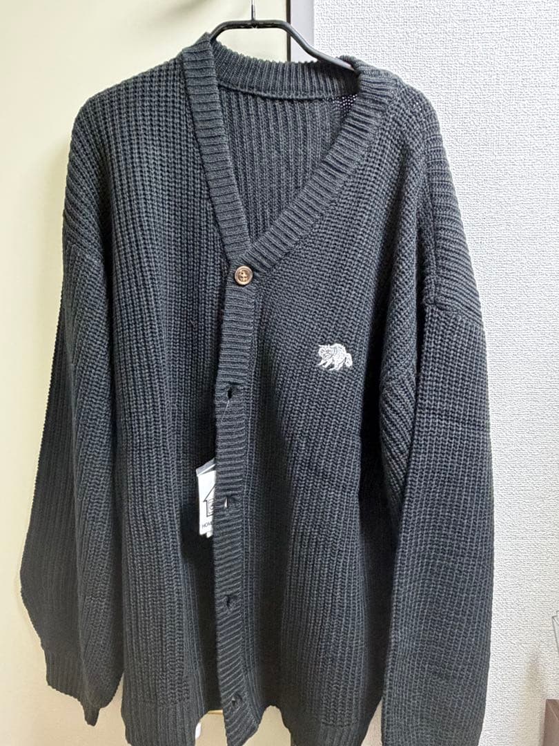 光が死んだ夏 メンチ兄貴 刺繍 カーディガン　ボレロ　Ｌ ひかなつ