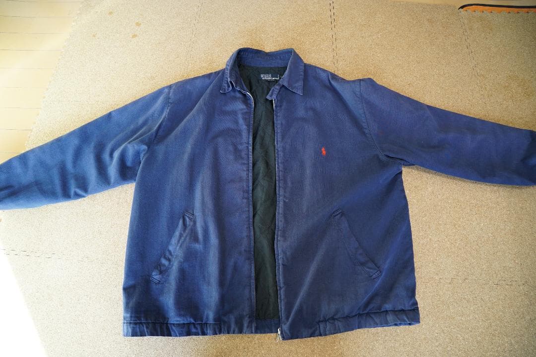 USA製 Polo by Ralph Lauren スイングトップ ネイビー