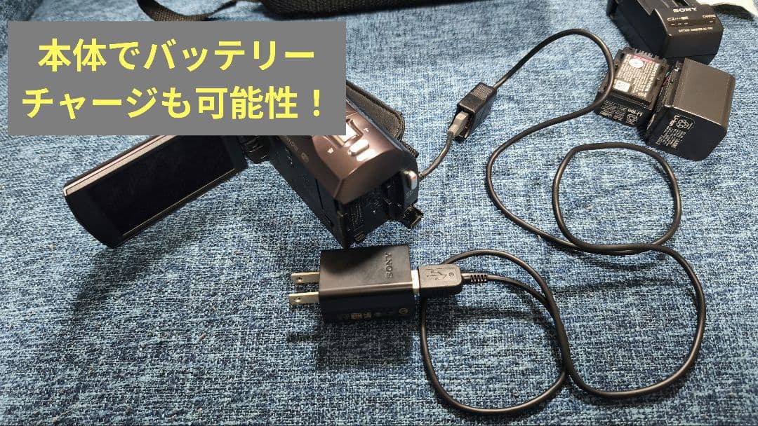 SONY HDR CX675 + Mini-HDMIやバッテリー付き