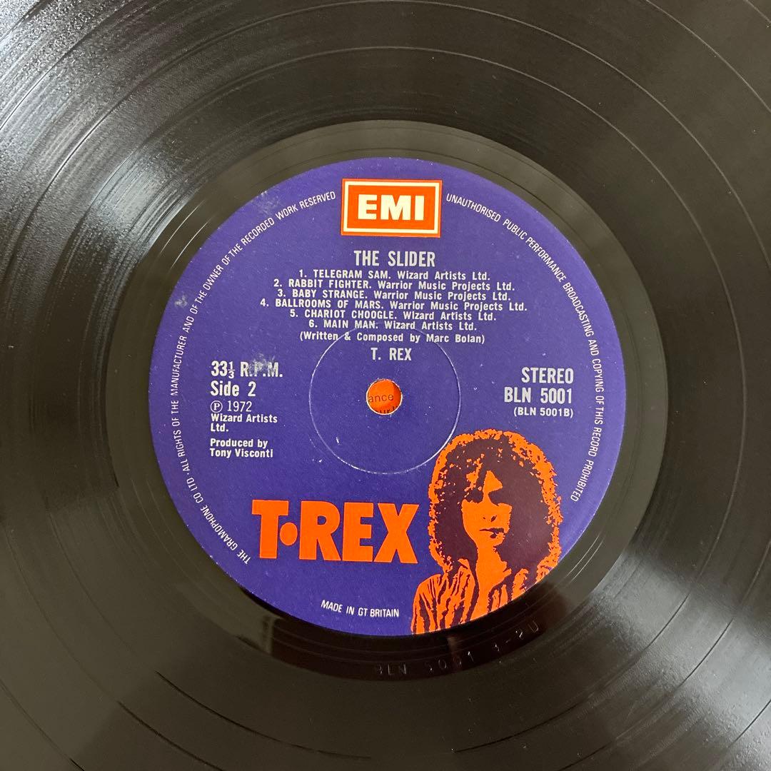 【UKオリジナル盤】T. REX THE SLIDER レコード BLN5001