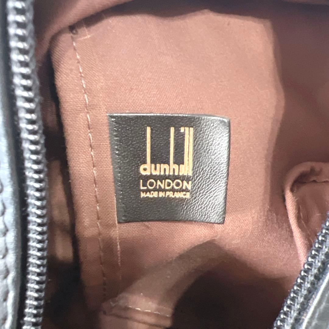 ダンヒル ボストンバッグ ナイロン レザー ブラック A4 dunhill