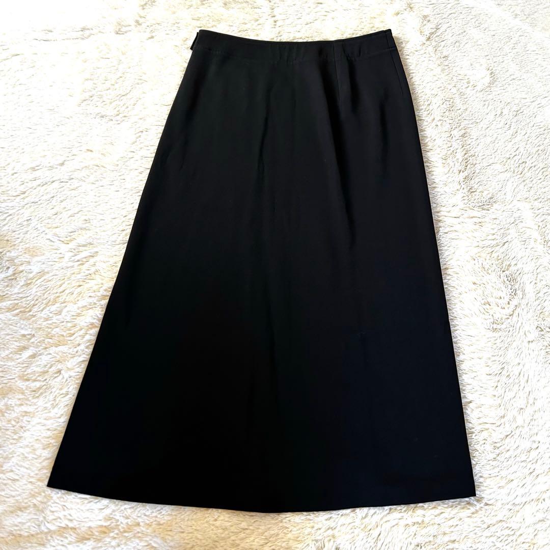 Y's ワイズ ヨウジヤマモト ロングスカート マキシ ブラック ウール XL