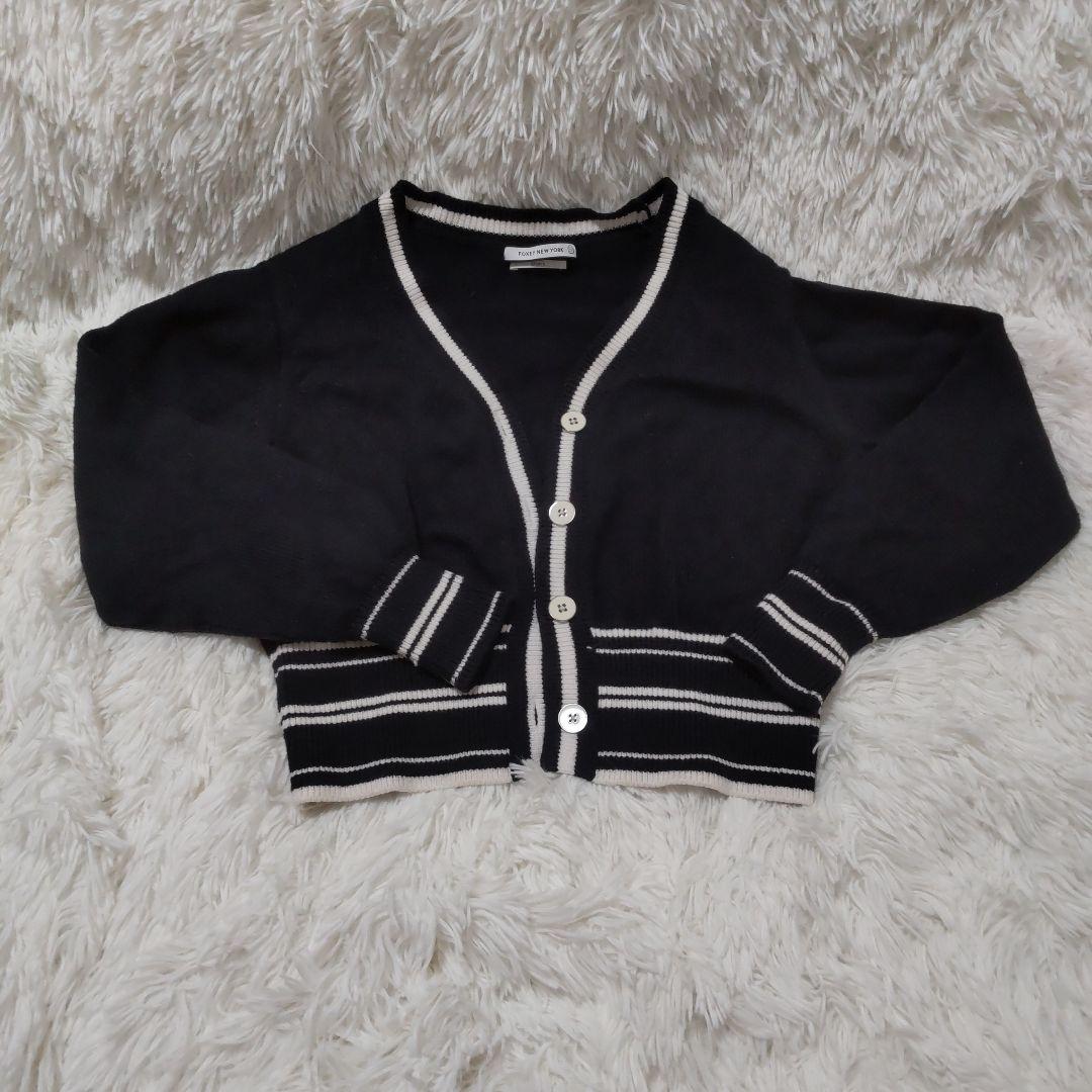FOXEY NEW YORK ロゴ入り カーディガン 38
