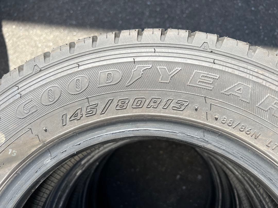 145/80R13 88/86N LT 2024年製 4本　グッドイヤー