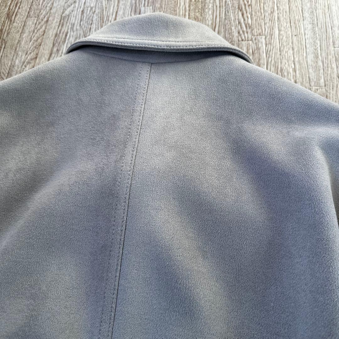 ZARA フェイクスウェードジャケット　ライトグレー　L