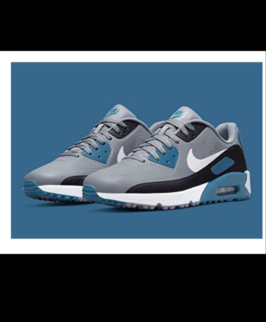 【美品】NIKE GOLF ナイキAIR MAX 90G ゴルフシューズ24㎝