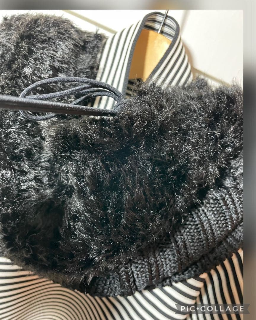 ISSEY MIYAKE スヌード 黒 イッセイミヤケ