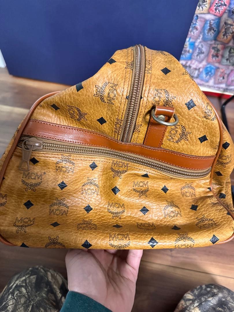 美品⭐︎MCM ボストンバッグ W 4724 ブラウン