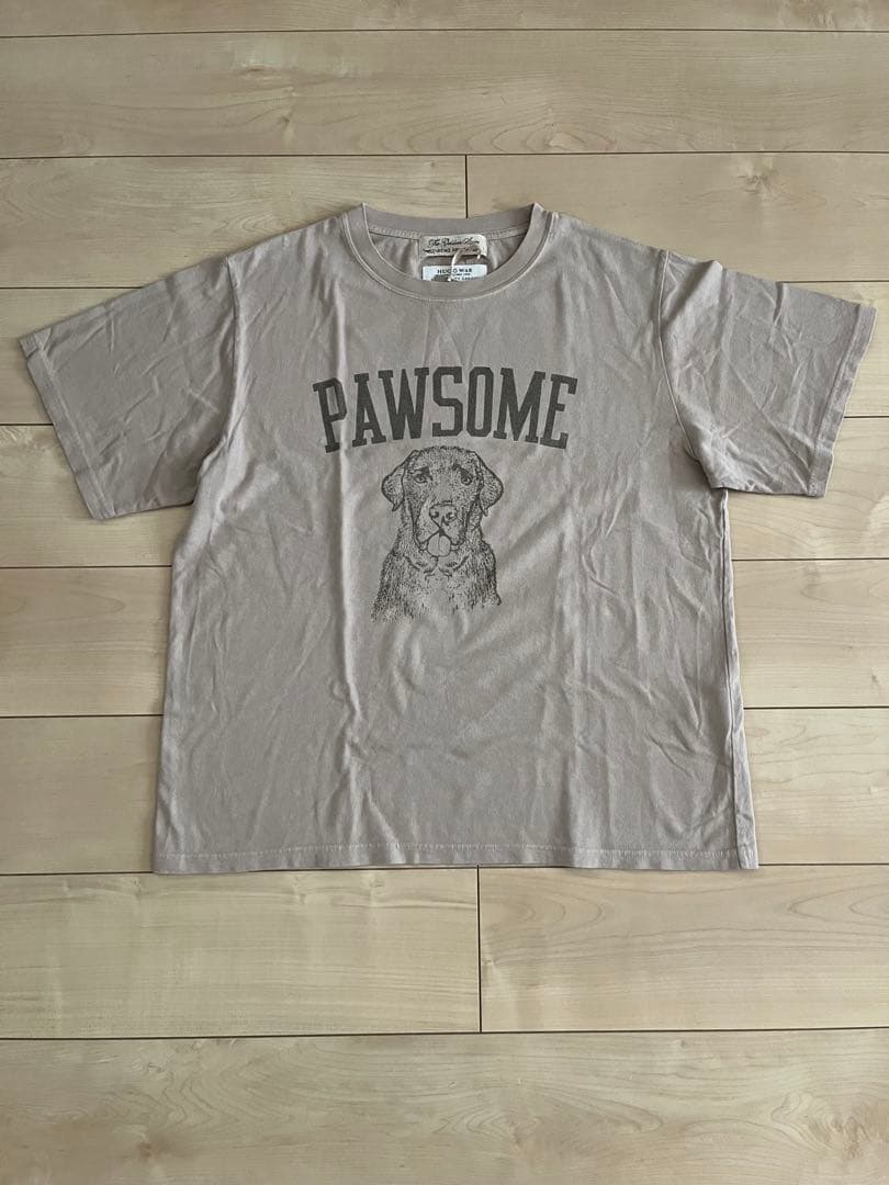 ハグオーワー PAWSOME Tシャツ ヌードピンク