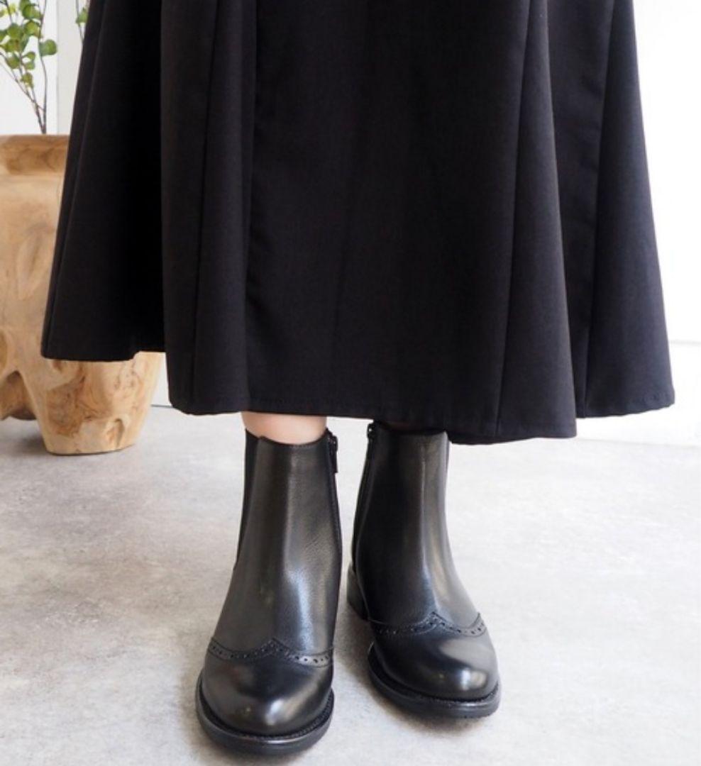 【新品未使用】あしながおじさん　サイドゴアブーツ