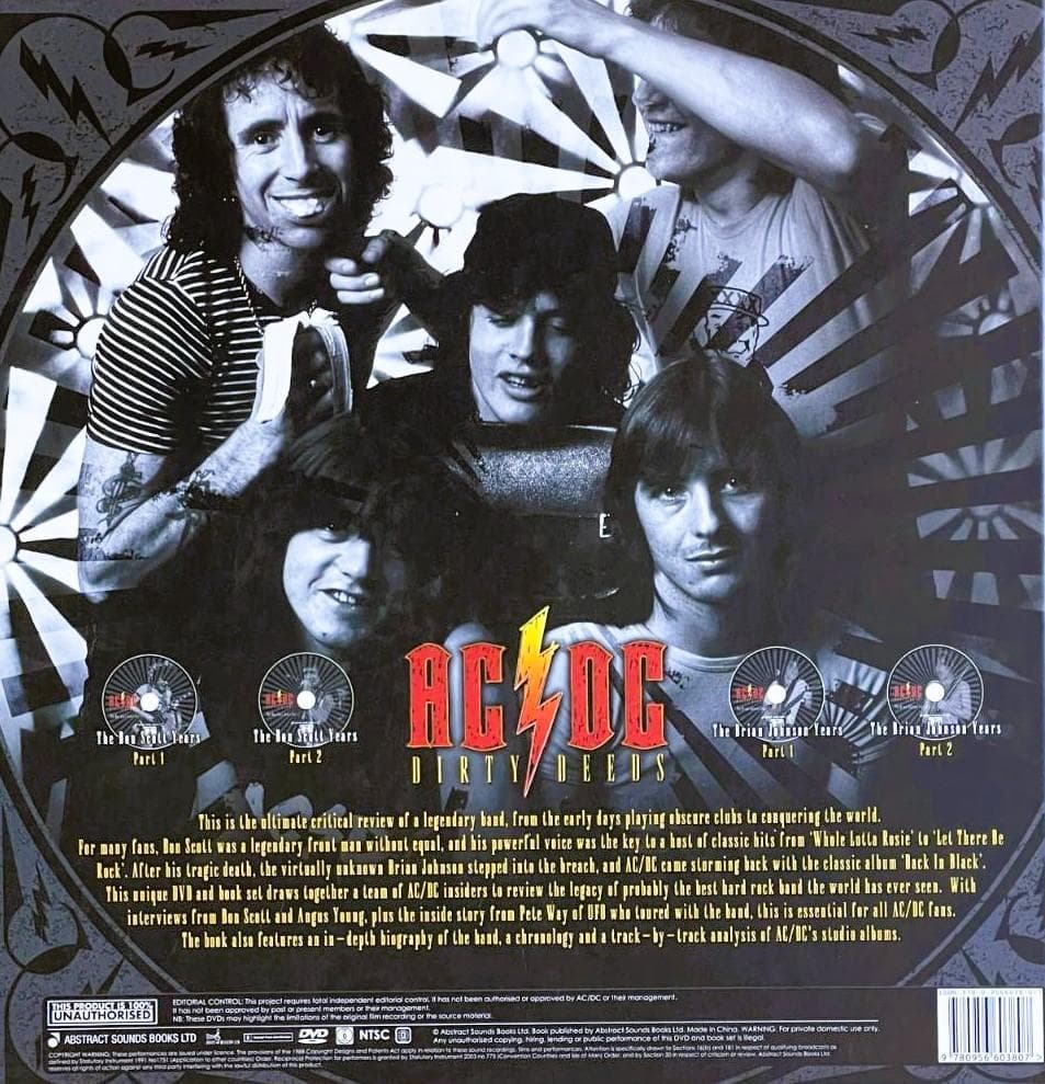 【廃盤・美品】AC/DC: Dirty Deeds DVD4枚組 特別限定盤
