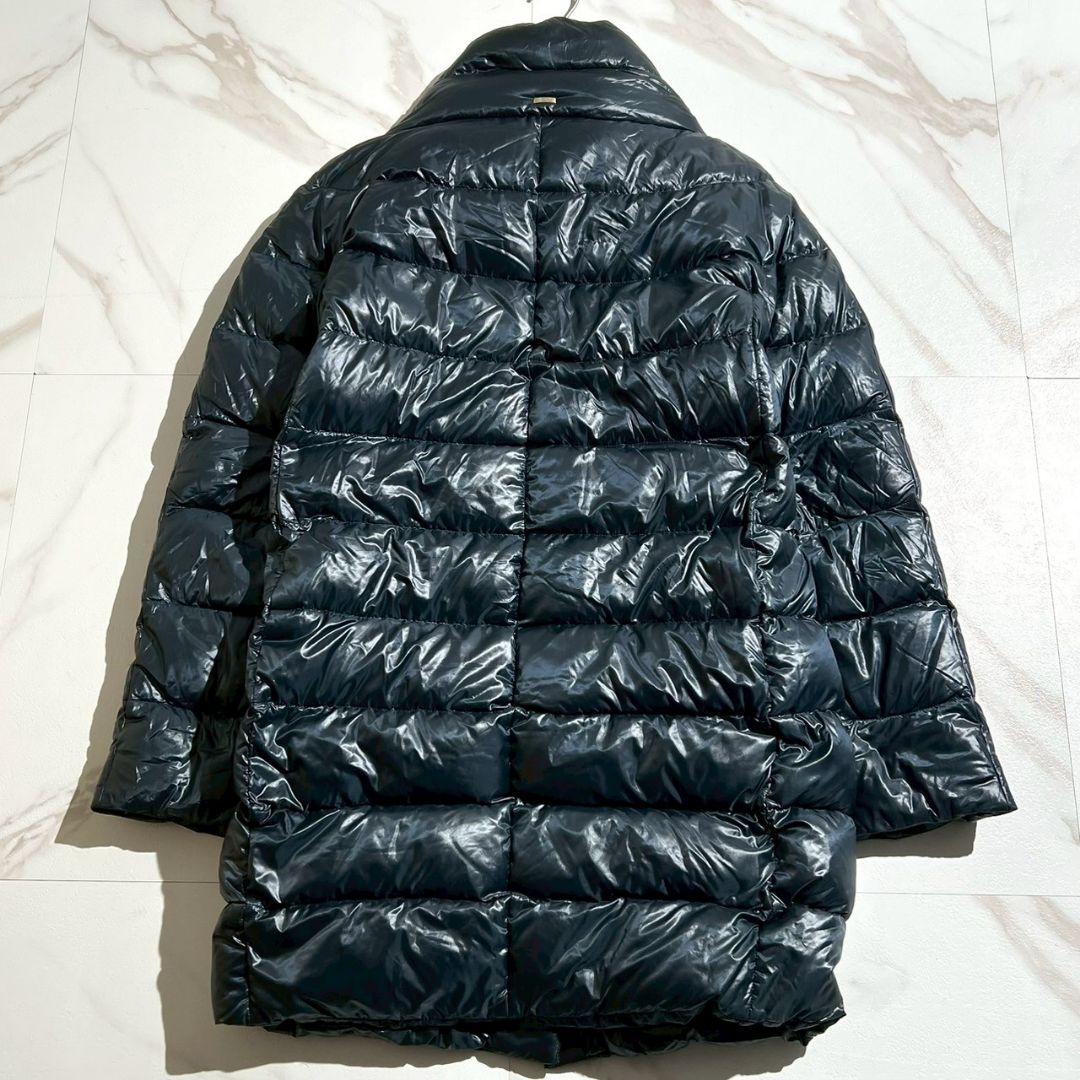 HERNO ヘルノ ダウンコート キルティング 42 レディース ロング 光沢