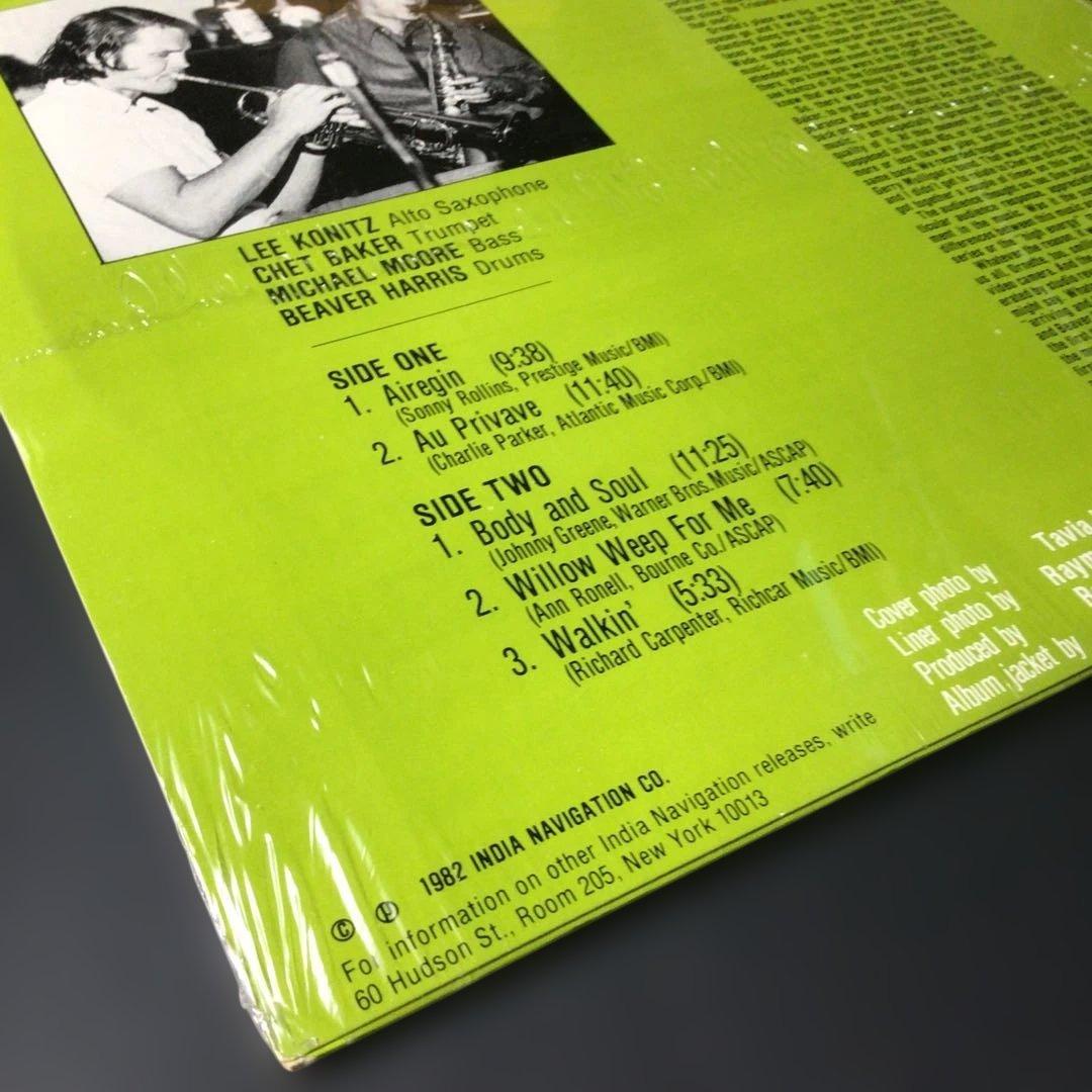 未開封オリジナルＵＳ盤ＬＰ　チェット・ベイカー&リー・コニッツ・イン・コンサート