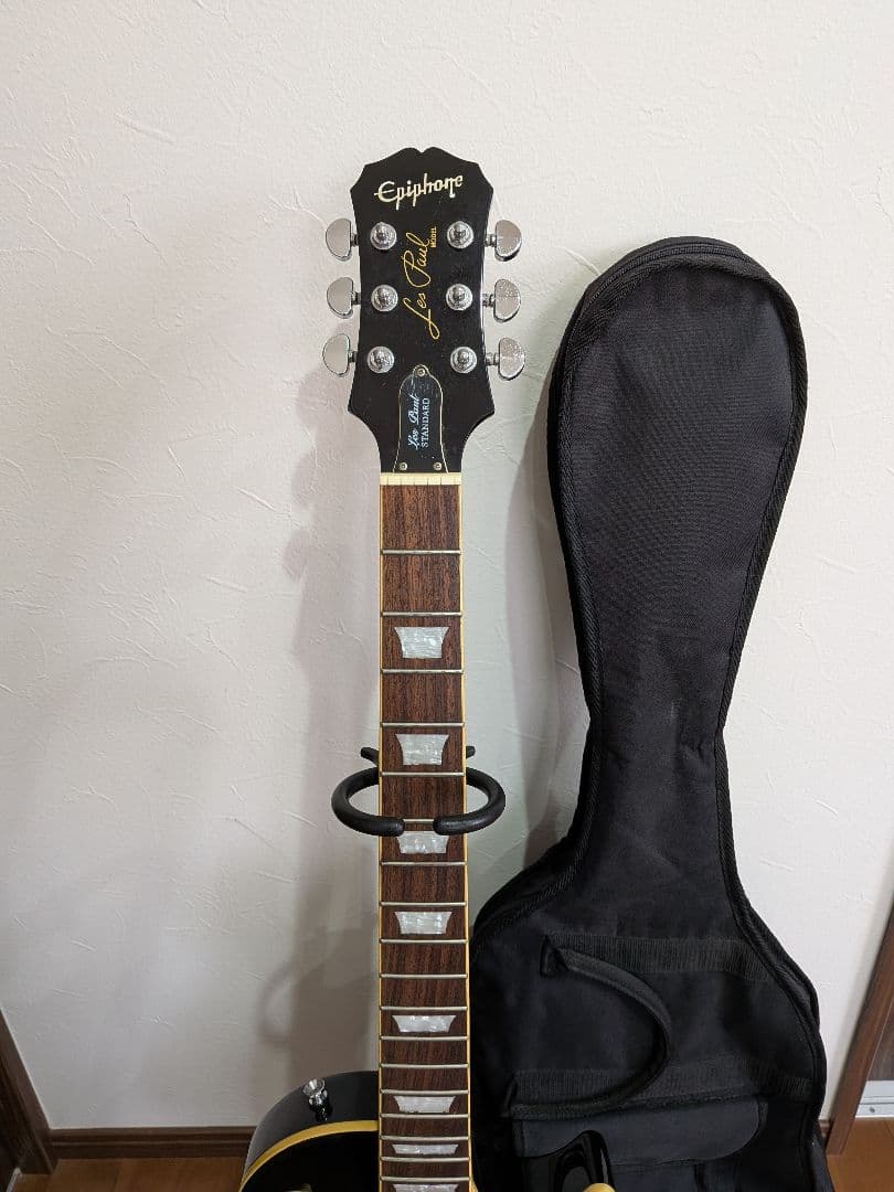 【z】Epiphone Les Paul ブラック エレキギター【小物付】