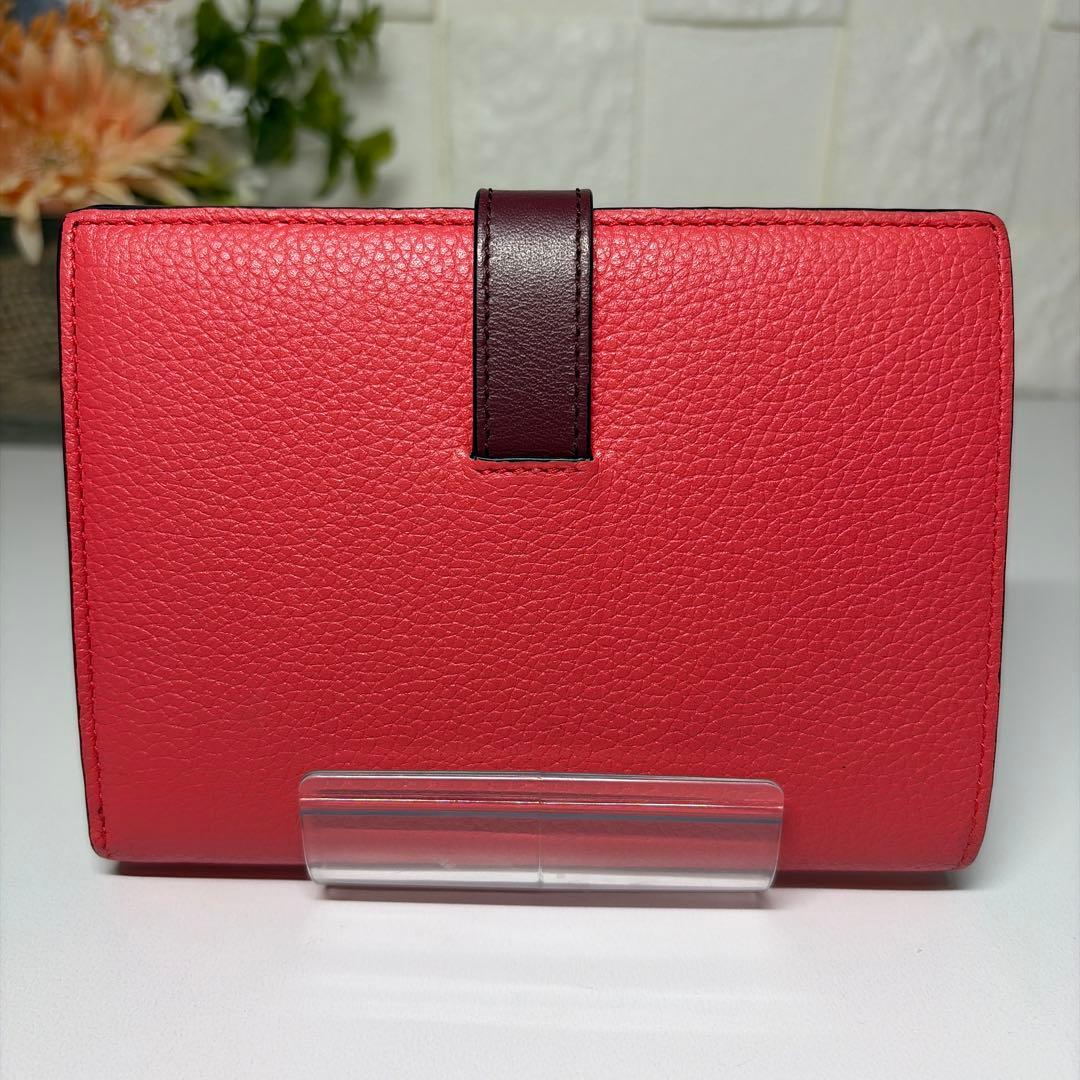 超美品 LOEWE 二つ折り財布 バーティカル ウォレット ミディアム