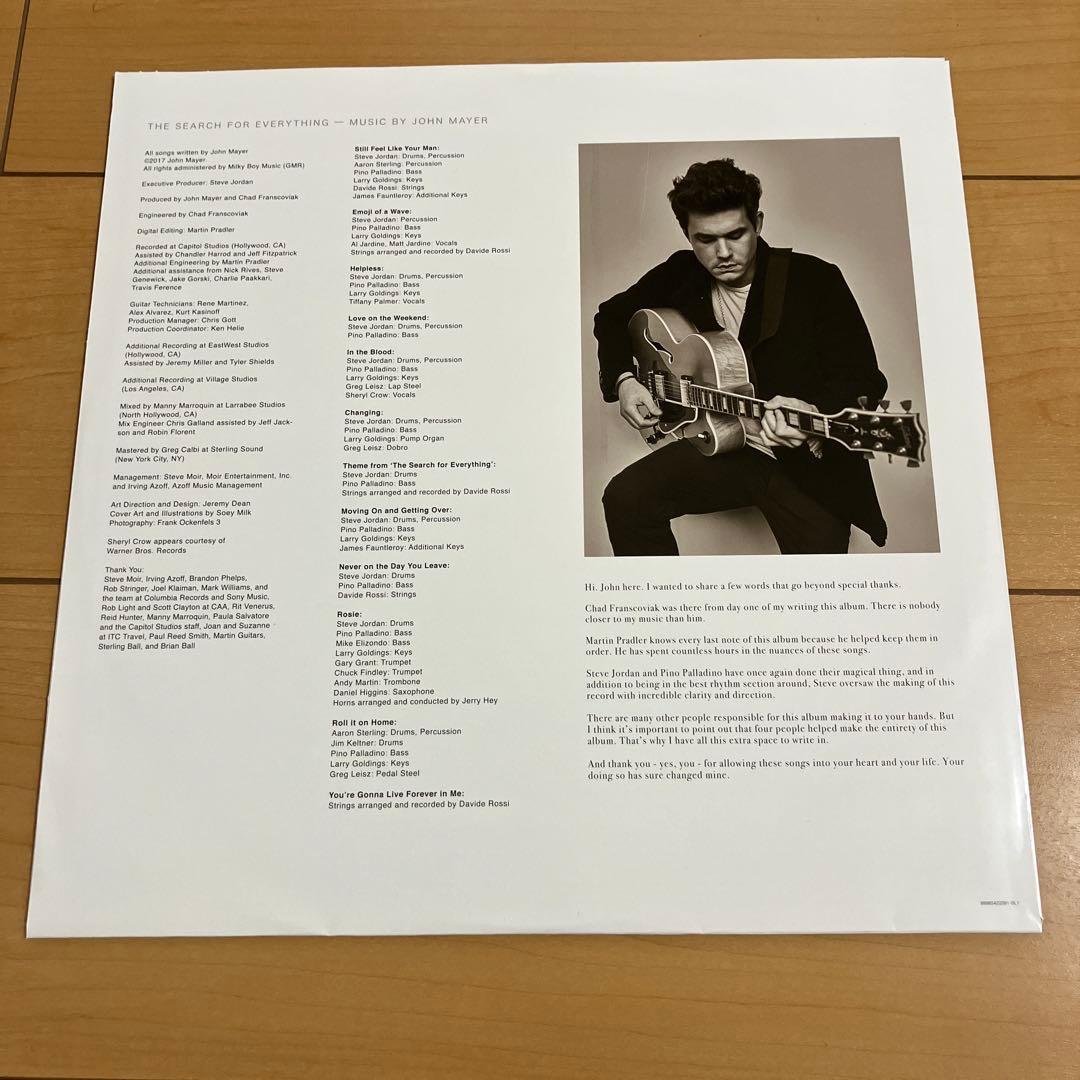 ジョン・メイヤー LP