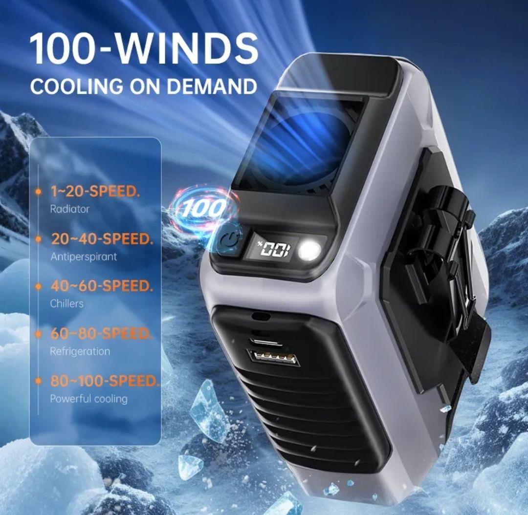 今だけ物価高応援割 ２個【新品】腰掛け扇風機 ベルトファン 強力 腰掛けファン