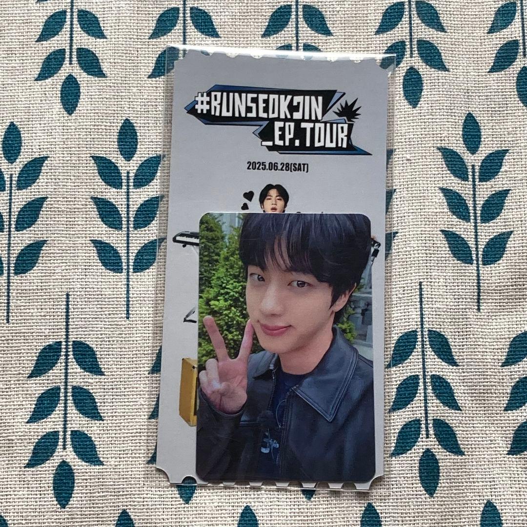 BTS RUNSEOKJIN_EP.TOUR ジン 6.28 トレカ