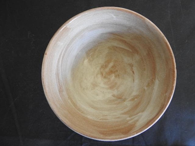 尾西楽斎造　赤膚茶碗　共箱　M1504