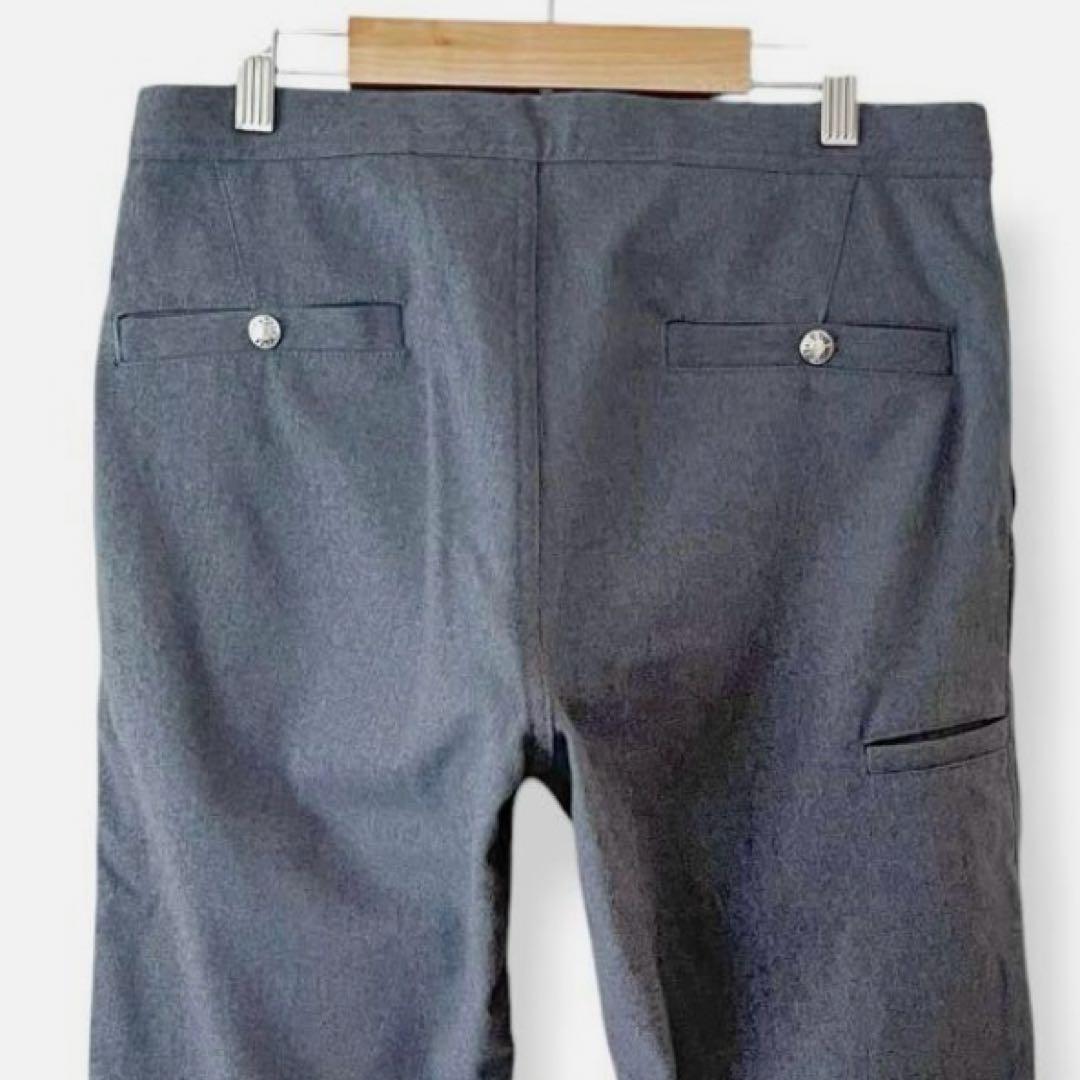 美品 ザノースフェイスパープルレーベル ロング パンツ ボトムス グレー メンズ