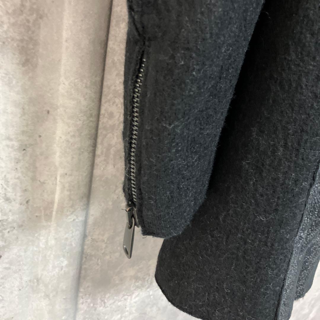 TRANSIT UOMO ニットムートンライダースコート S