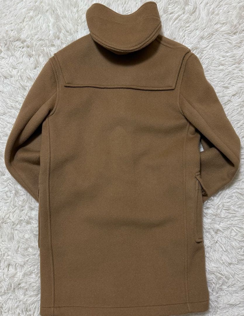 【美品】Gloverall ダッフルコート　英国製　キャメル　チェック柄