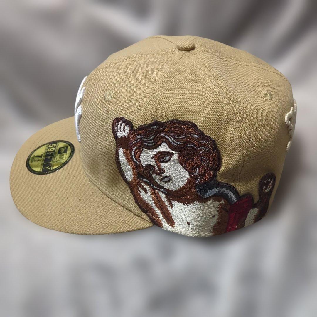 【かさけさ】New Era 59FIFTY ベージュキャップ