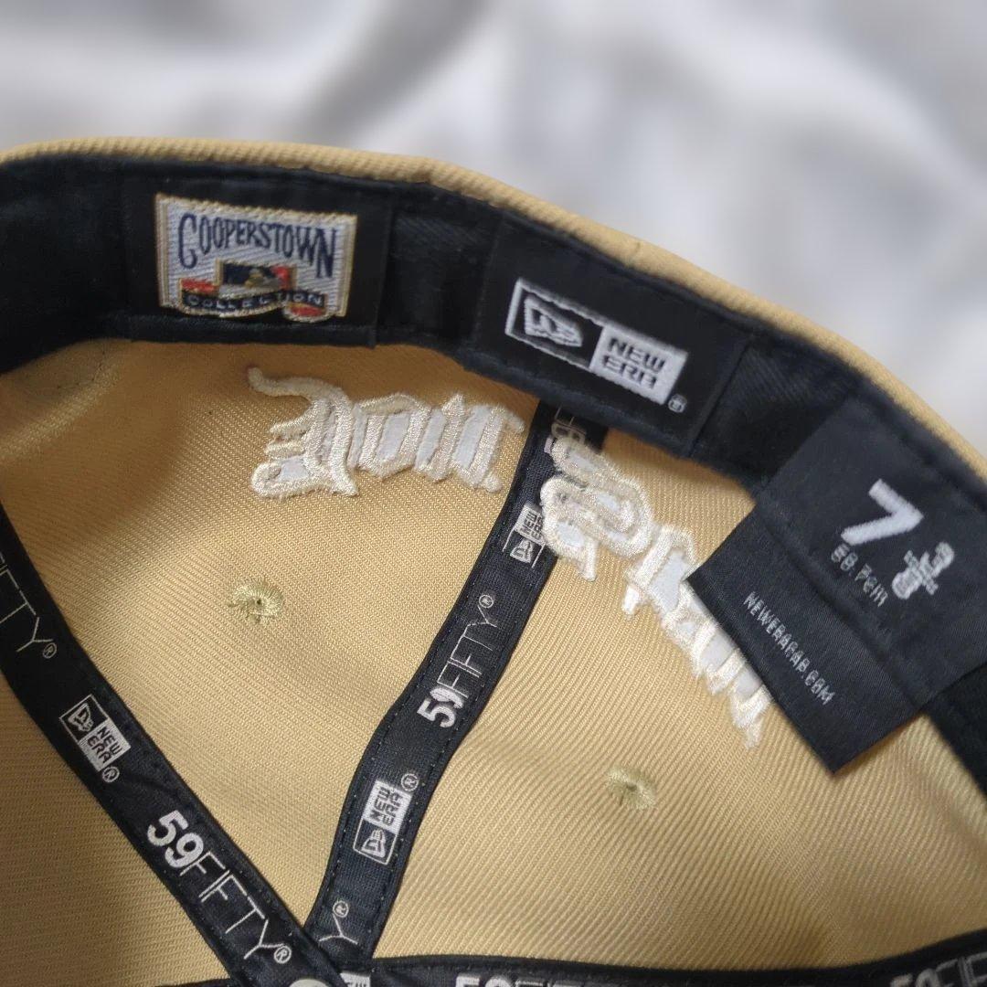 【かさけさ】New Era 59FIFTY ベージュキャップ