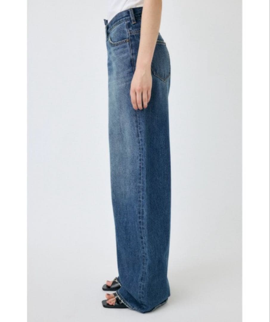 MOUSSY CROSS WAIST WIDE ストレート 25inch
