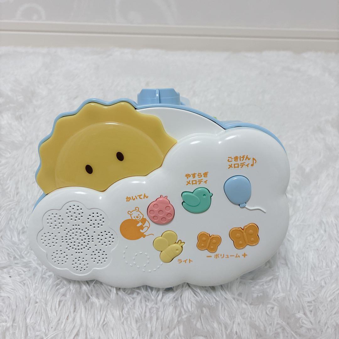 【極美品】プーメリー くまのプーさん えらべる回転6WAY ジムにへんしんメリー