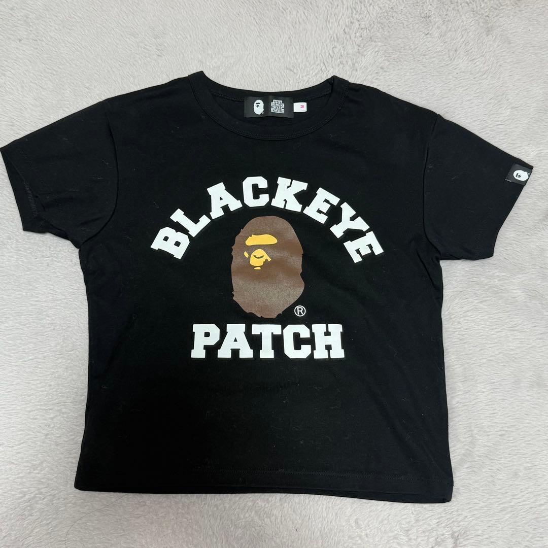 トップス BLACK EYE PATCH BAPE COLLEGE MINI TEE