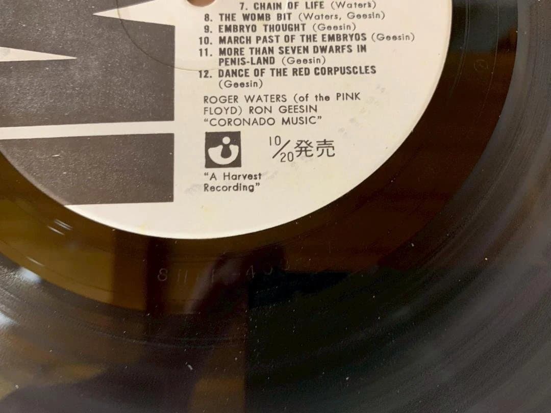 見本盤 Ron Geesin, Roger Waters The Body