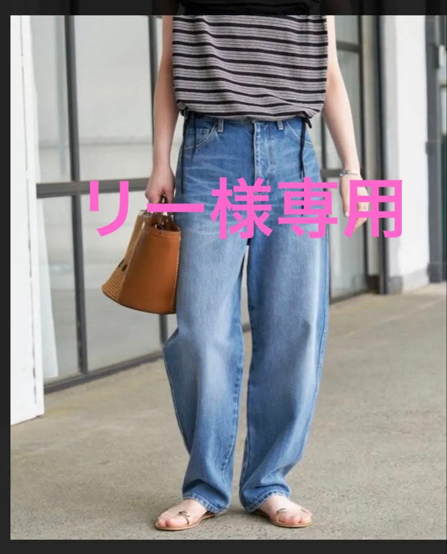 Spick & span 51/2 CURVE LINE_DENIM 28 美品