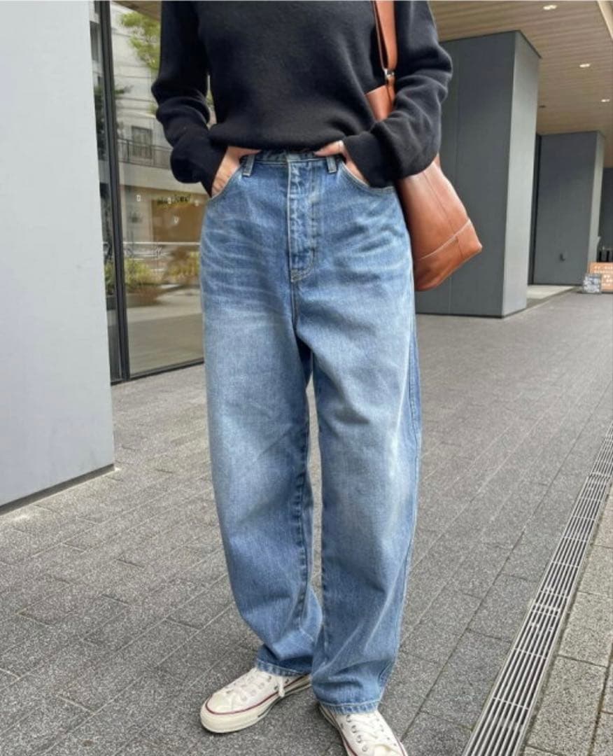 Spick & span 51/2 CURVE LINE_DENIM 28 美品