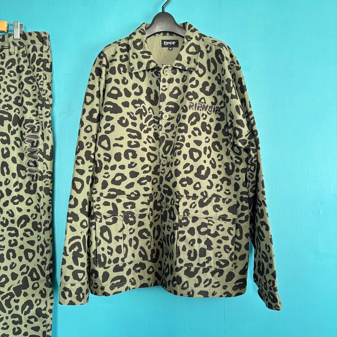 1367 RIPNDIP リップンディップ レオパード柄 セットアップ 上下