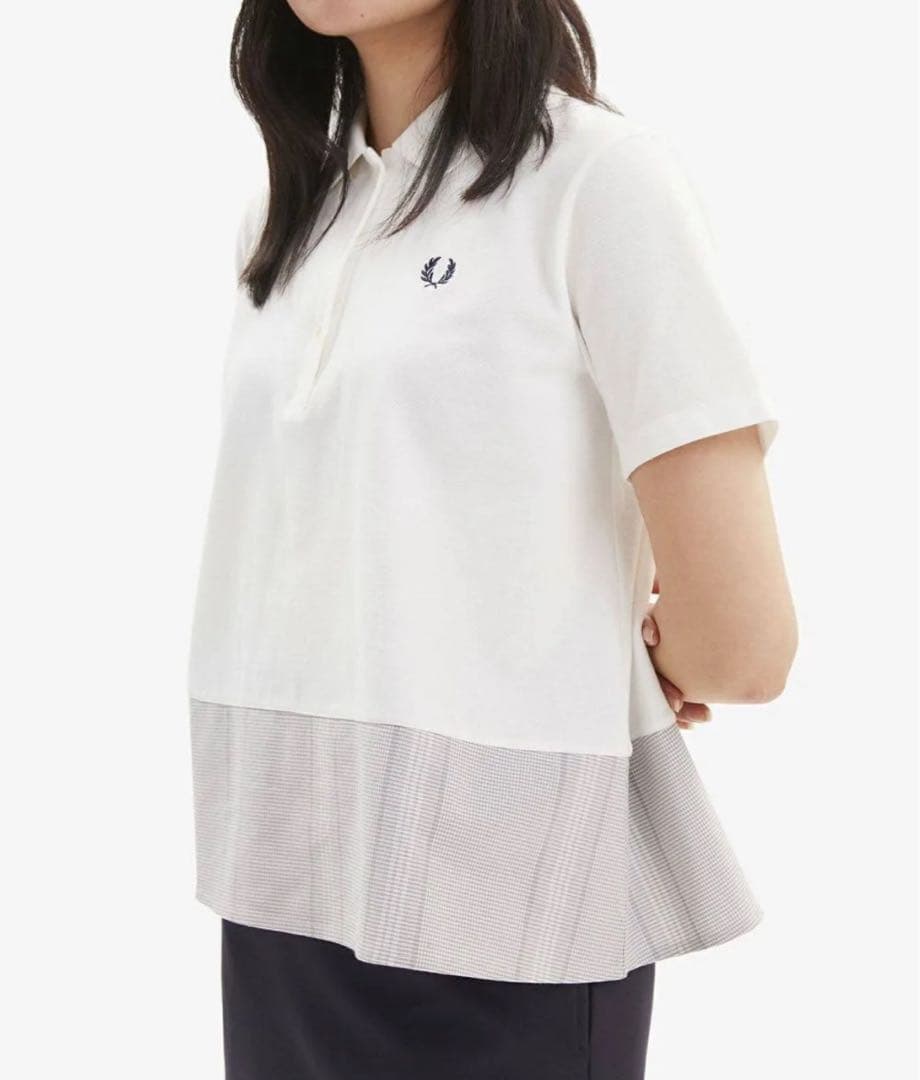 フレッドペリー　ポロシャツ MIX panelled pique SHIRT